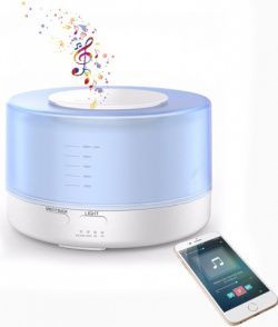 Aroma Humidifier with BlueTooth Speaker & 7 Mood Color Changer